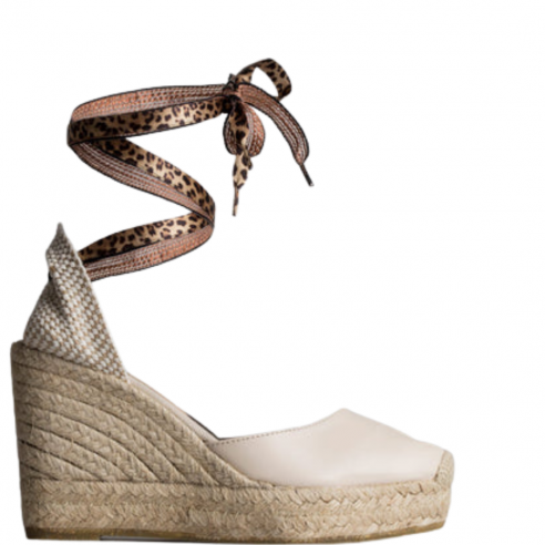 OA ESPADRILLAS ALTA CREAM