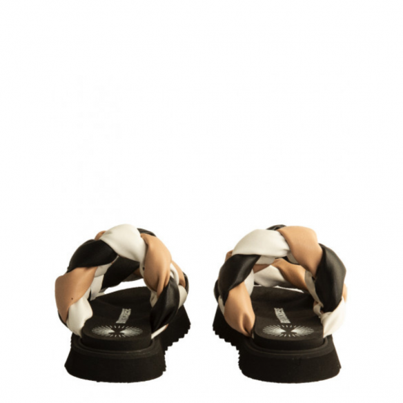 BRUNO BORDESE IRIS ECONAPPA BLACK/WHITE/NUDE