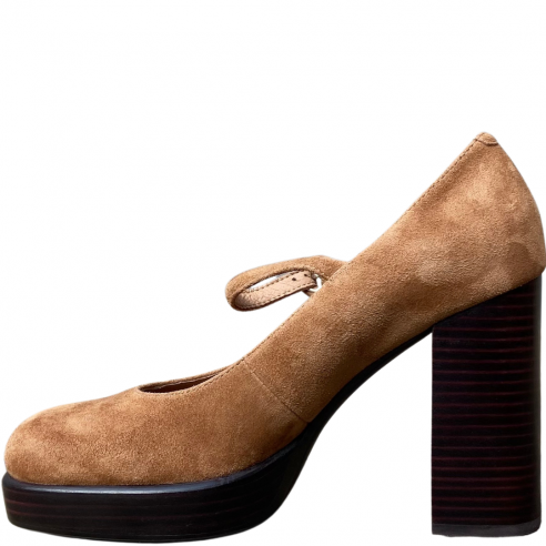 JEFFREY CAMPBELL MARY-ANN CAMEL SUEDE 2