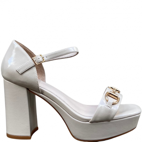 JEFFREY CAMPBELL CLEVER-B ICE PATENT GOLD