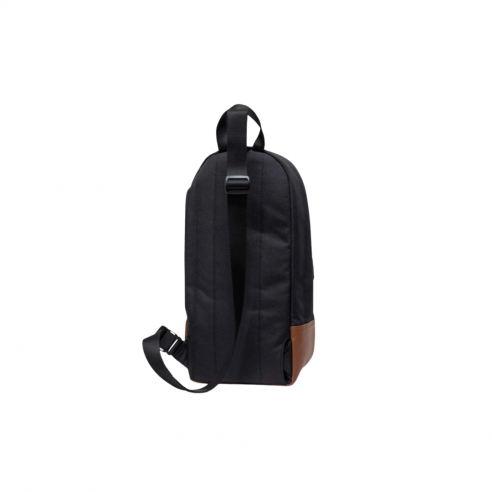 HERSCHEL HERITAGE SHOULDER BAG BLACK/TAN